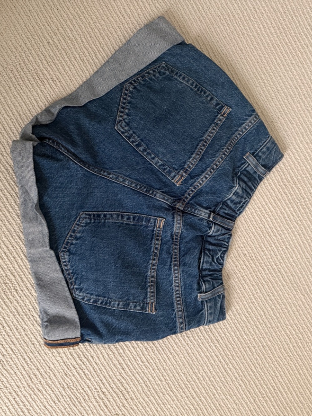 Free People We The Free Danni Roll Cuff Denim Shorts Size XS - Picture 3 of 3